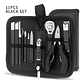 Set Profesional Manicure Pedicure 11 Piezas Estuche Negro - Miniatura 6