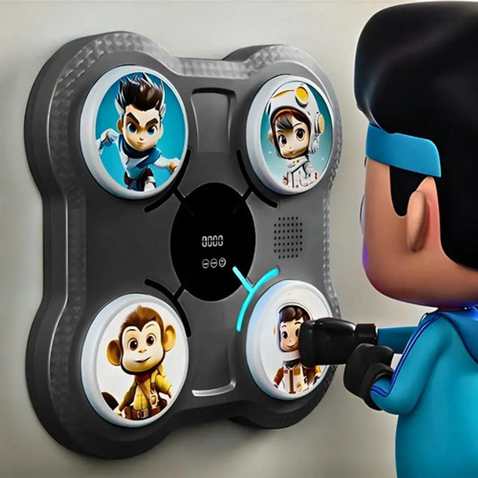 Máquina Boxeo Inteligente Para Niños De Boxeo Con Bluetooth  7