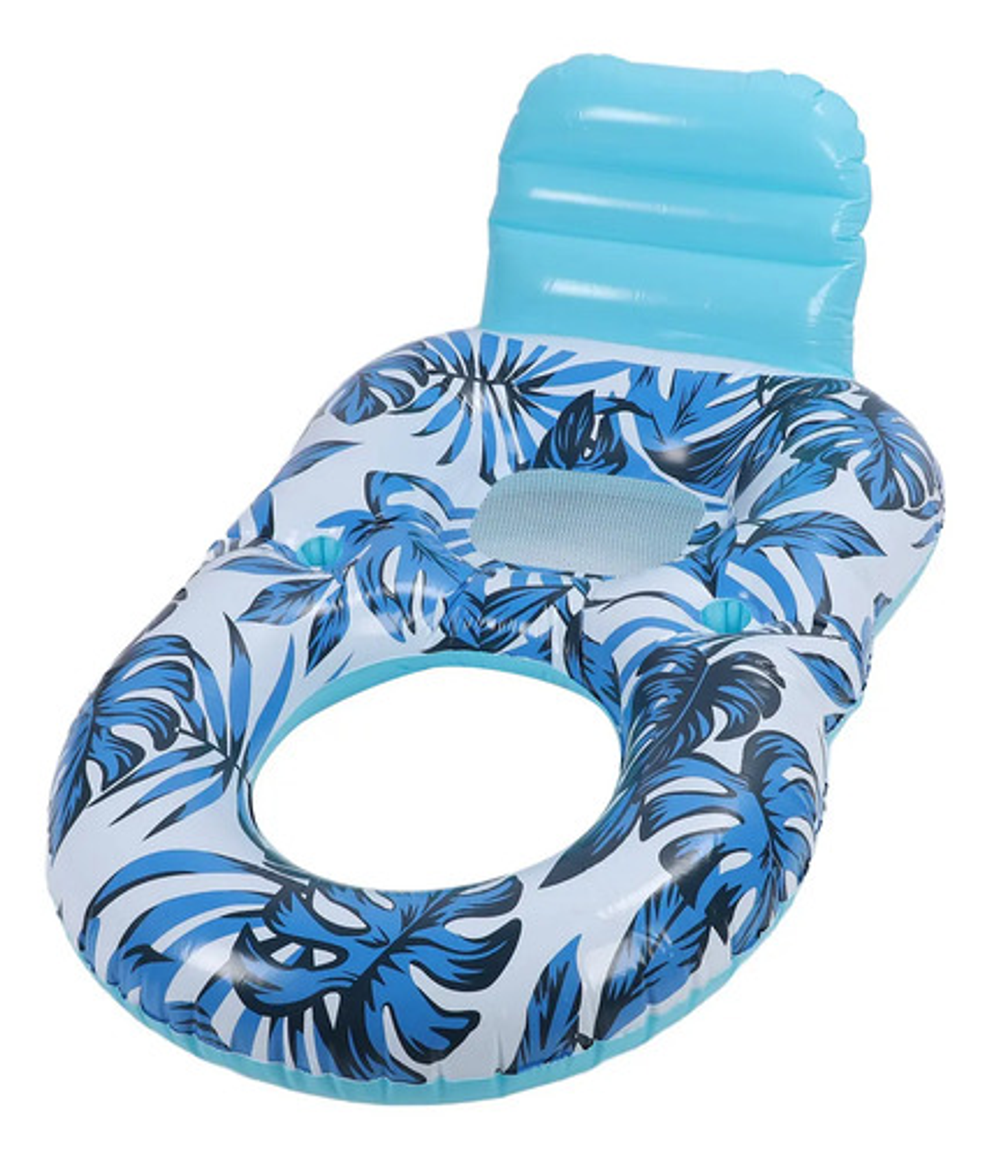 Flotador Reposera 145×101 Cm Con Respaldo Y Portavasos 1