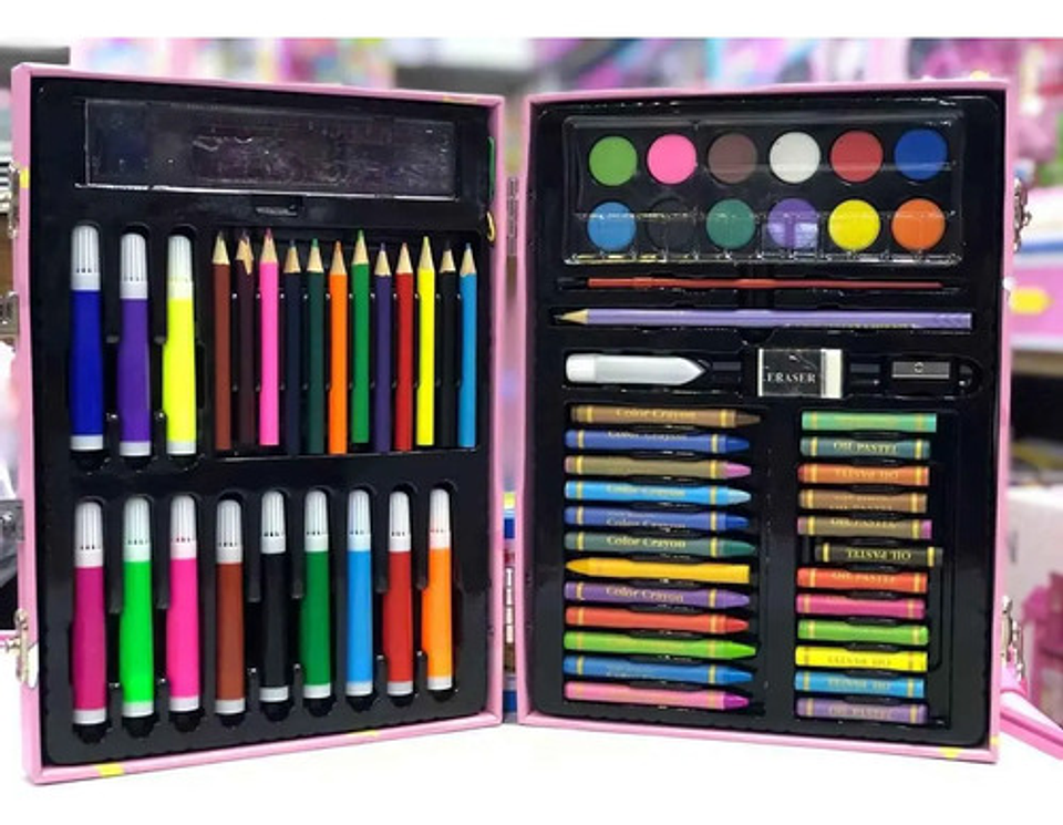 Maletín Artístico Infantil 67 Piezas Modelos Surtidos Thek 4