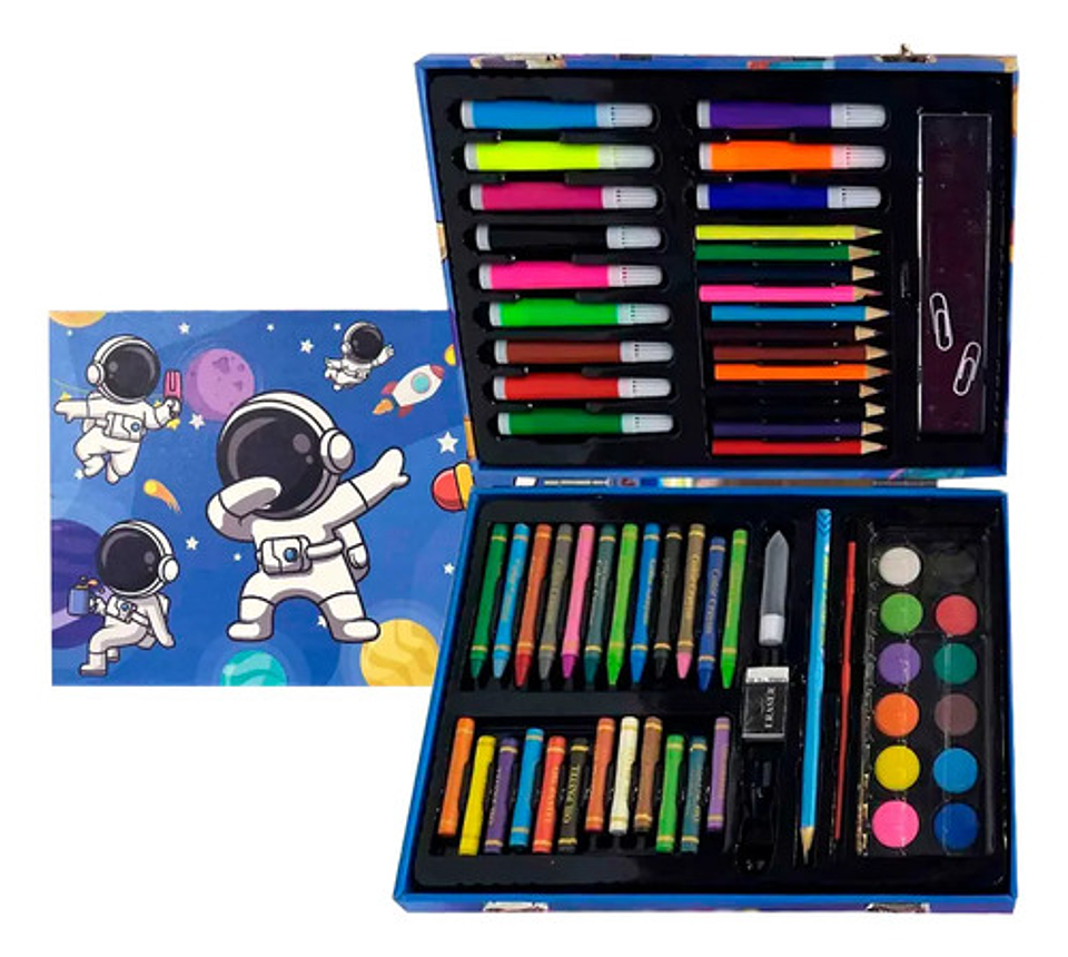 Maletín Artístico Infantil 67 Piezas Modelos Surtidos Thek 6