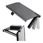 Repisa Estante Soporte Sobre Pantalla Tv Ajustable Plegable Color Negro - Miniatura 1