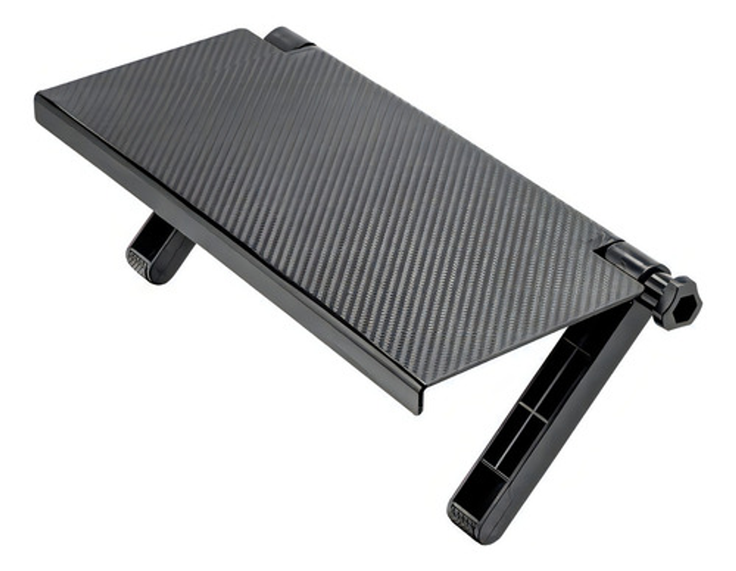 Repisa Estante Soporte Sobre Pantalla Tv Ajustable Plegable Color Negro 3