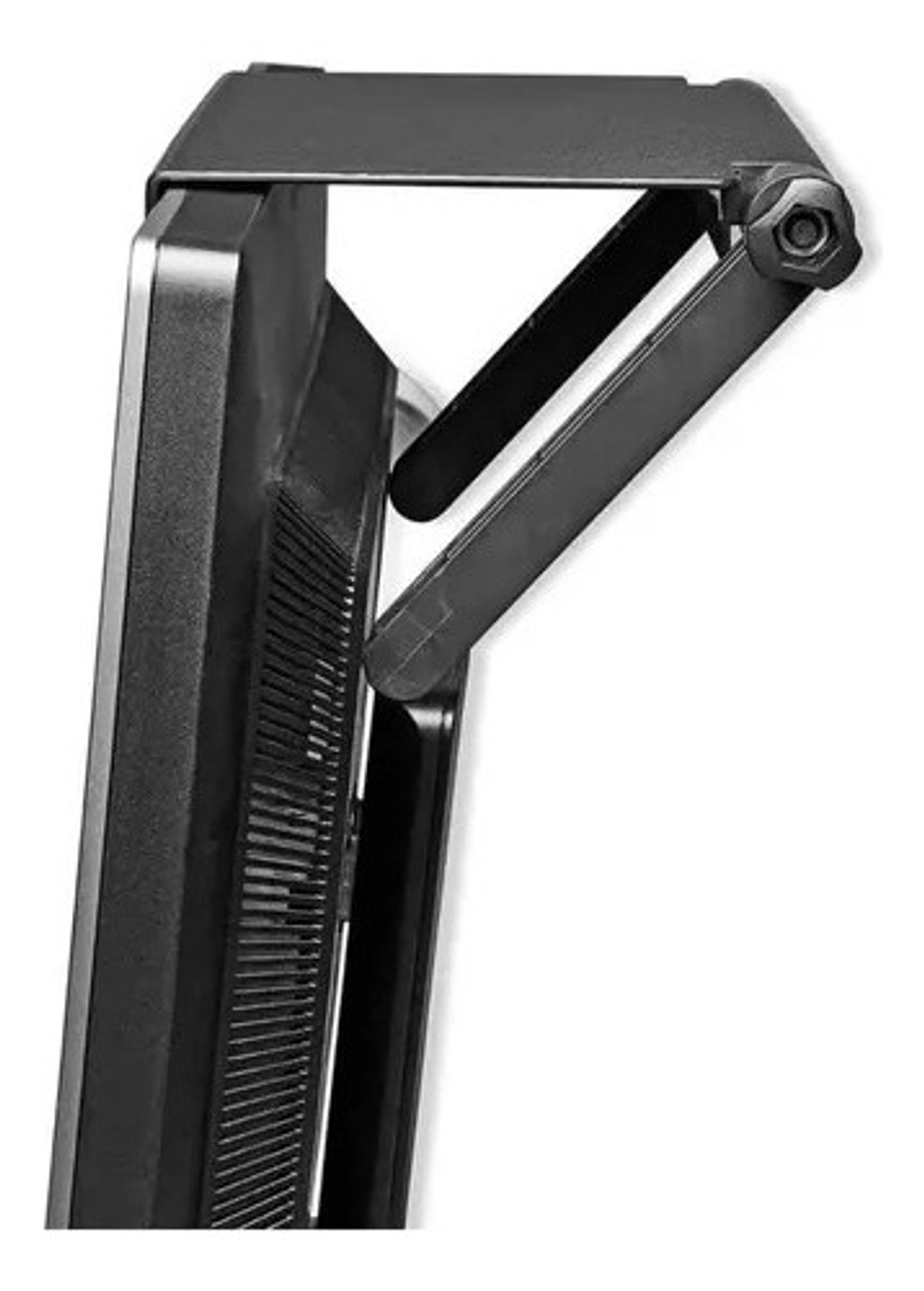 Repisa Estante Soporte Sobre Pantalla Tv Ajustable Plegable Color Negro 8