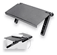 Repisa Estante Soporte Sobre Pantalla Tv Ajustable Plegable Color Negro - Miniatura 12