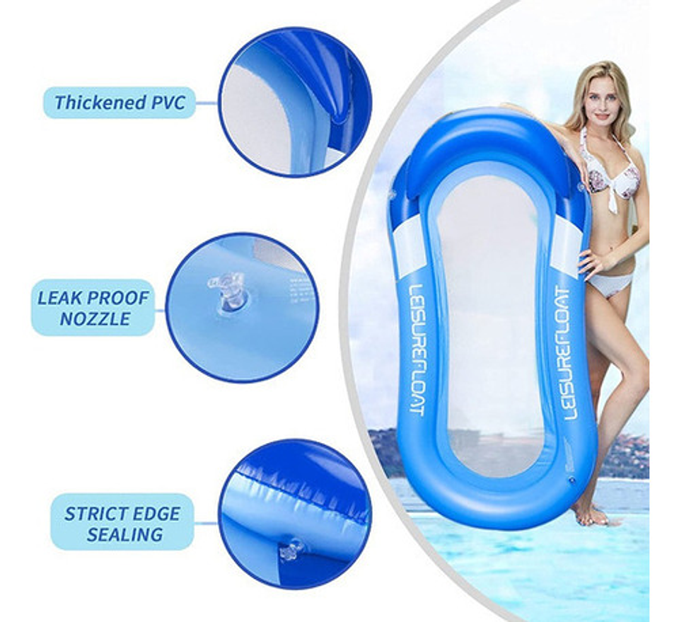 Colchón Reclinable Inflable Para Cama Flotante, Sillón De Pi 4