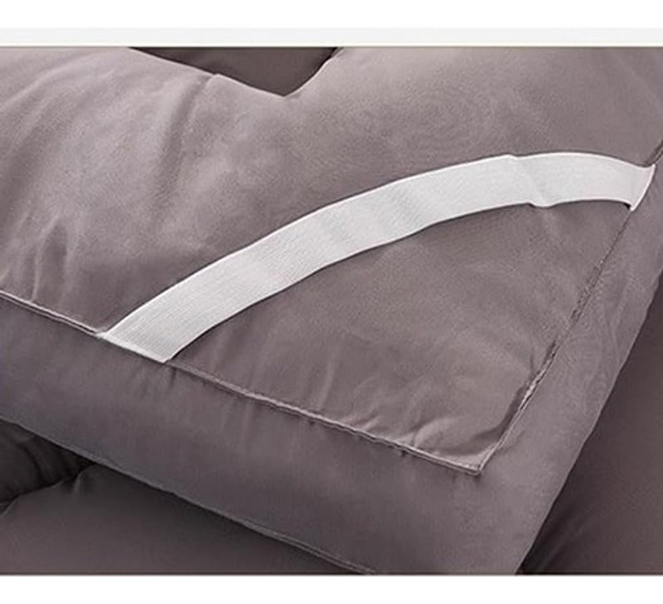 Topper 1.5 Plaza 105x200 Acolchado Suave Confort Premium 6