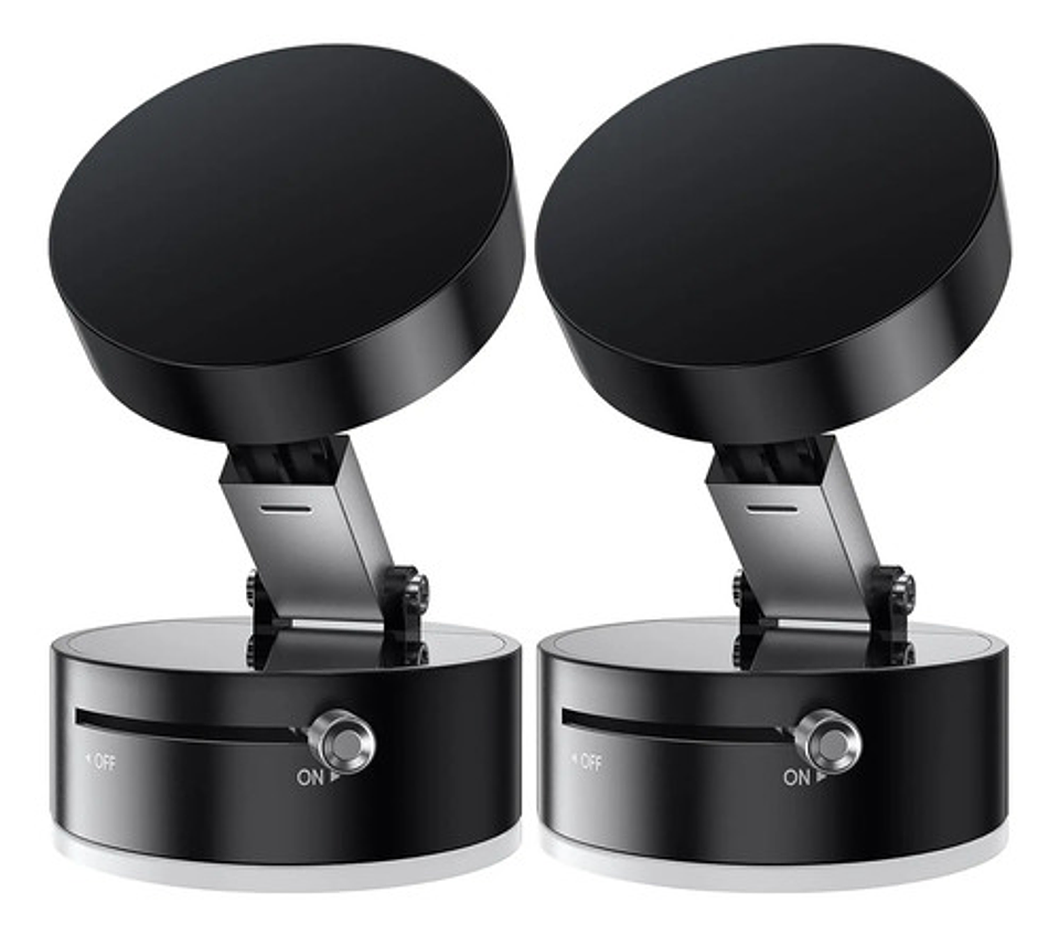 X2 Soporte Magnético Para Celular Base Plegable 360° Auto Negro 1