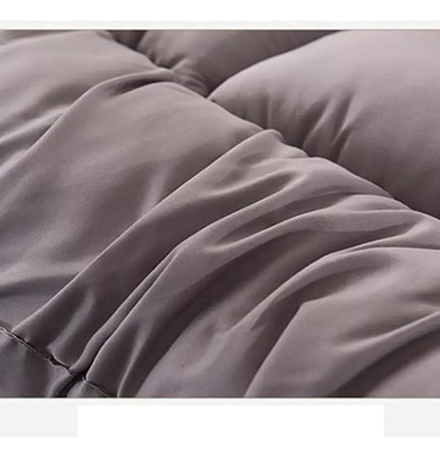 Topper 1.5 Plaza 105x200 Acolchado Suave Confort Premium Azar Liso 1.5 Plazas 5