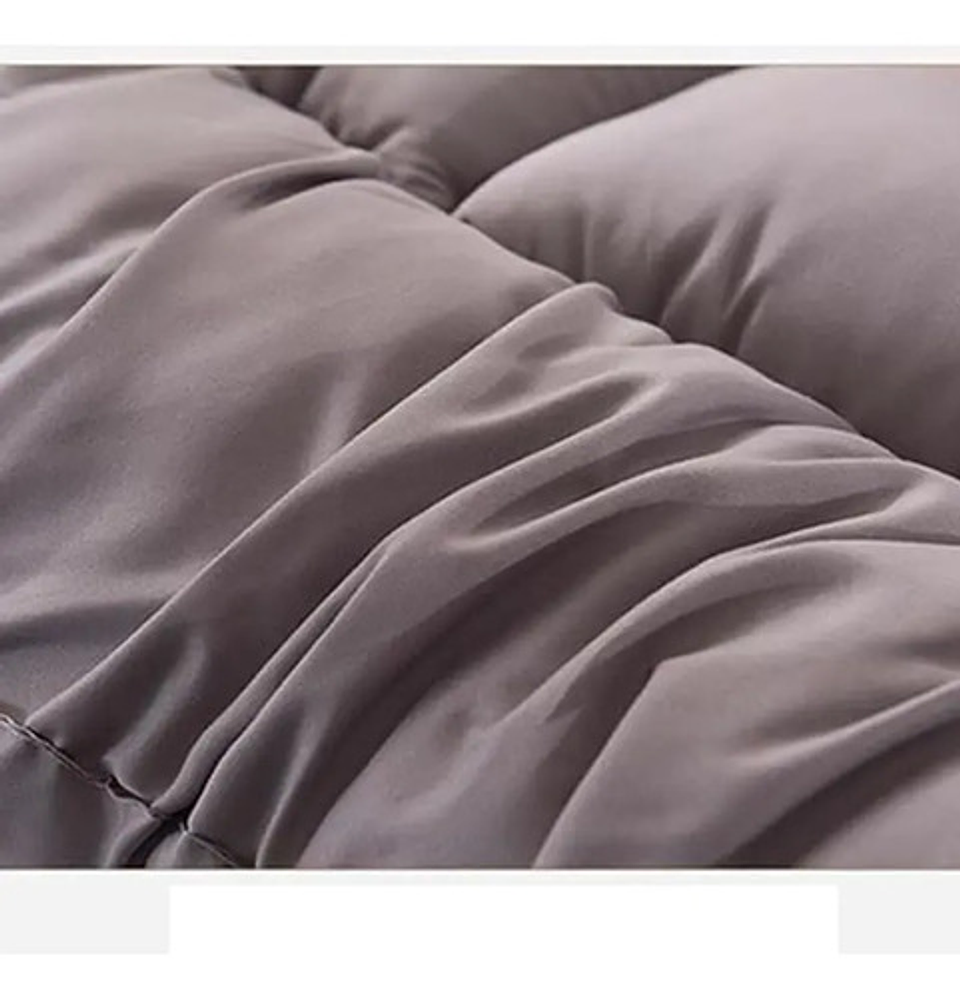 Topper 1.5 Plaza 105x200 Acolchado Suave Confort Premium Azar Liso 1.5 Plazas 5