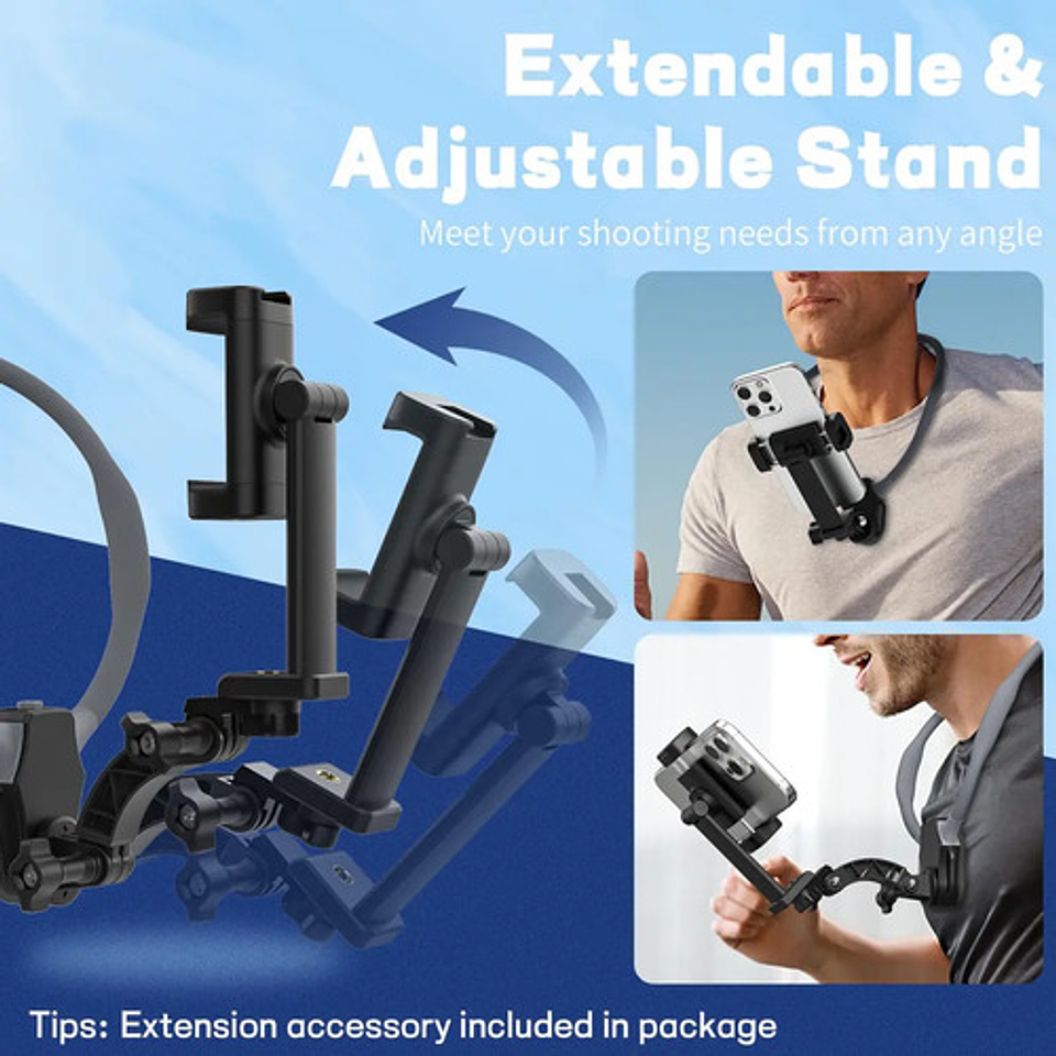 Soporte Cuello/pecho Para Celular Manos Libres Ajustable 5