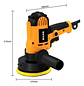 Máquina Para Pulir Pulidora Para Auto Lijadora Pulidora Auto Adkar Shop Maquina Pulidora Auto Pulidora Para Autos Pulidora Polisher Adkar Amarillo - Miniatura 8
