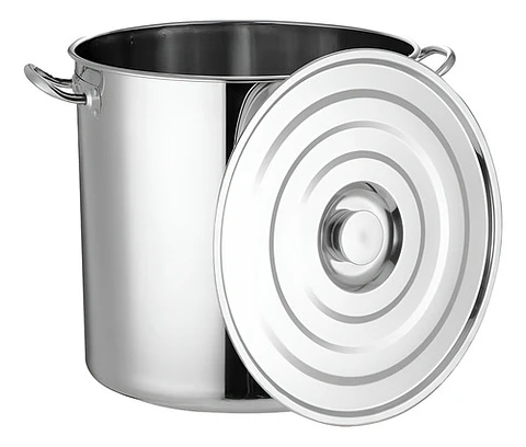 Olla Acero Inoxidable 70 Litros Thek 2mm Diámetro 45cm Plateado