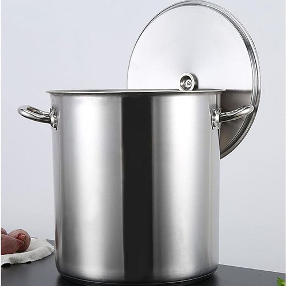 Olla Acero Inoxidable 70 Litros Thek 2mm Diámetro 45cm Plateado 3