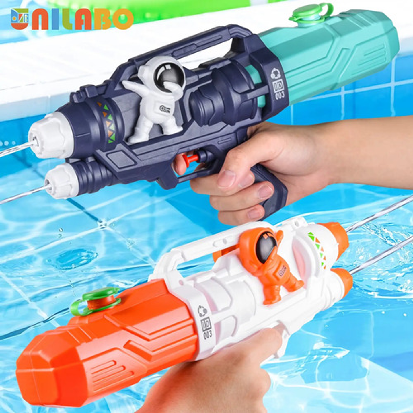Pistola De Agua Grande 35 Cm Infantil Verano 500 Ml 2