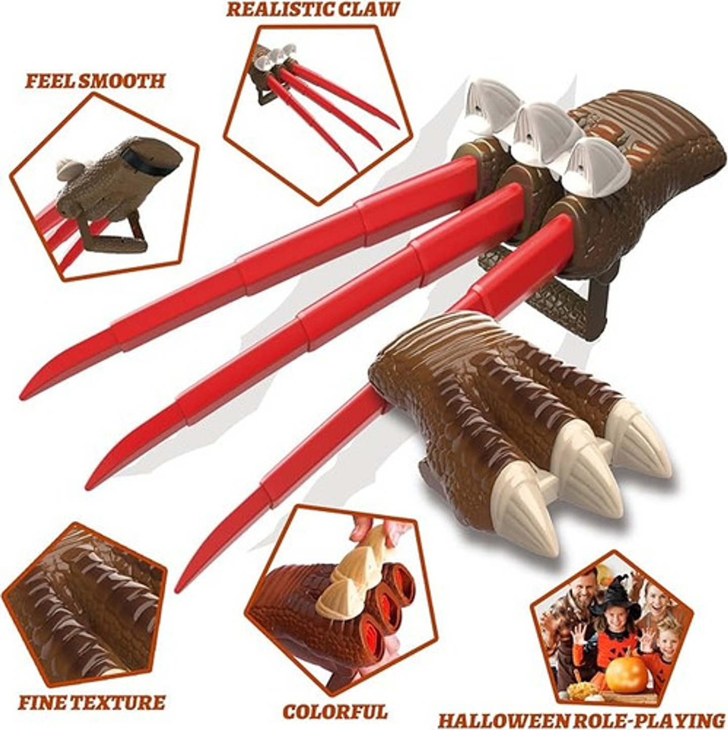Juguete Garras Retráctil Realista Dinosaurio Para Niños 4