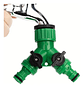 Conector Divisor De Manguera De Riego Doble Salida ½puLG  - Miniatura 1