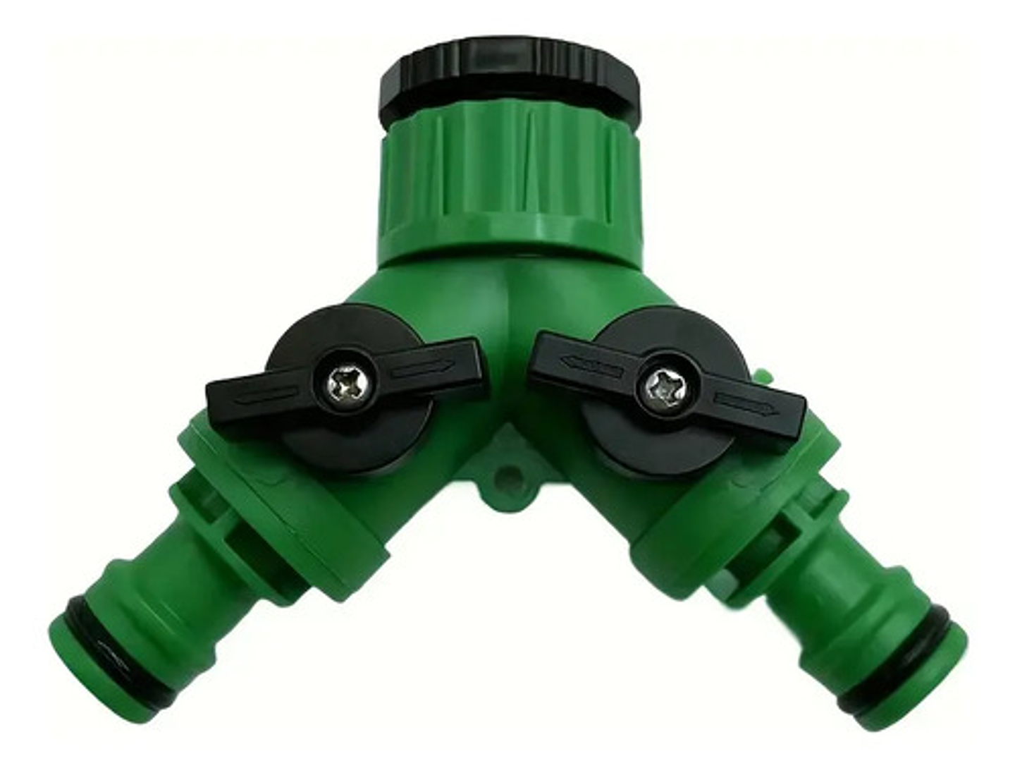Conector Divisor De Manguera De Riego Doble Salida ½puLG  2