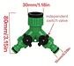 Conector Divisor De Manguera De Riego Doble Salida ½puLG  - Miniatura 5