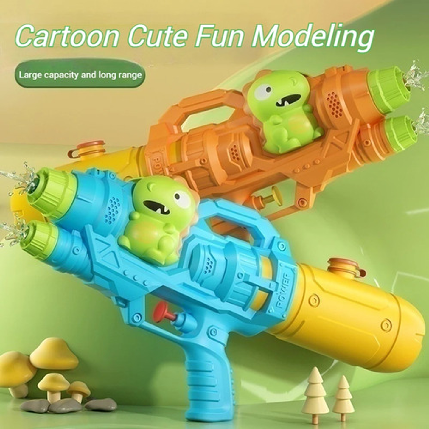 Pistola De Agua Grande 35 Cm Infantil Verano 500 Ml 6