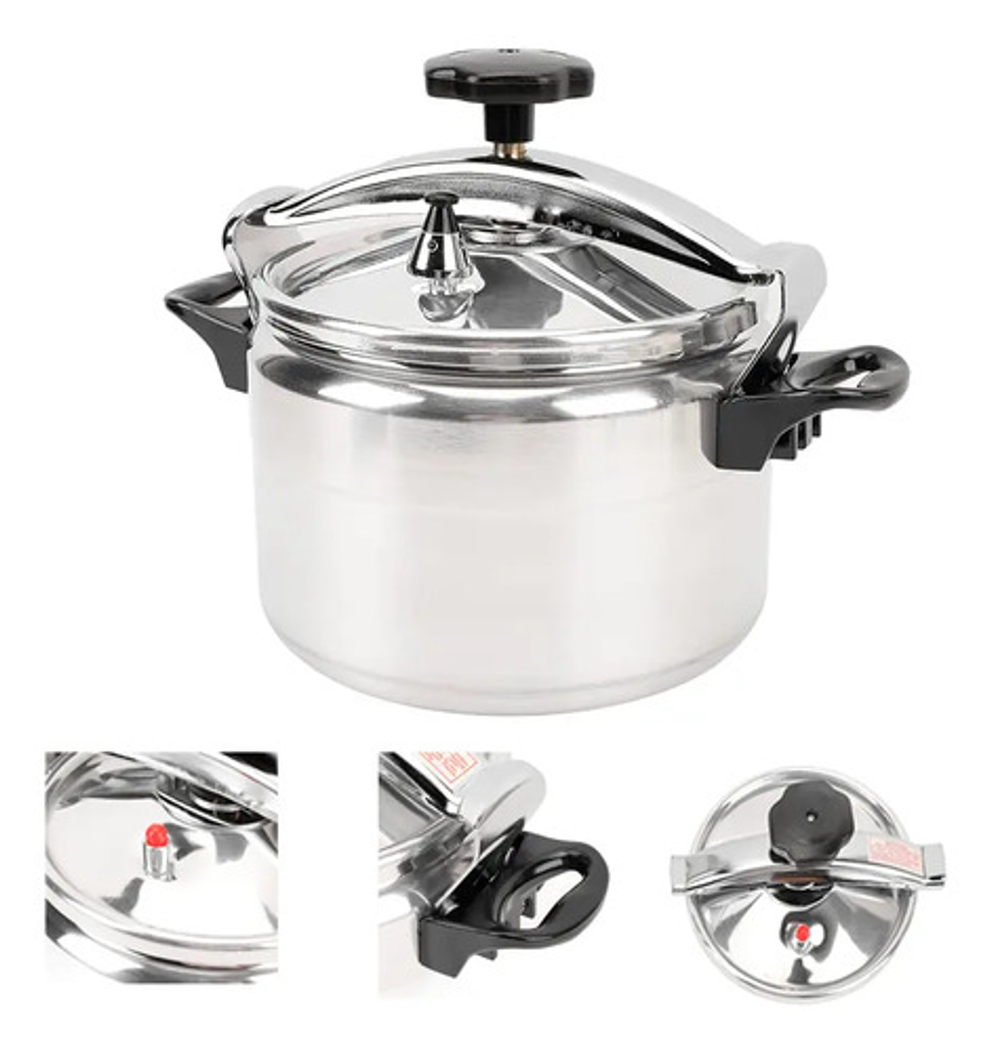 Olla A Presión De Aluminio 7l Profesional Cocina Gas Plateado 1