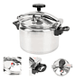 Olla A Presión De Aluminio 7l Profesional Cocina Gas Plateado - Miniatura 1