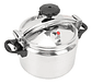Olla A Presión De Aluminio 7l Profesional Cocina Gas Plateado - Miniatura 3