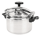 Olla A Presión De Aluminio 7l Profesional Cocina Gas Plateado - Miniatura 4