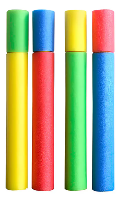 Pack X6 Pistola Lanza Agua Espuma Verano Piscina 30 Cm Verde