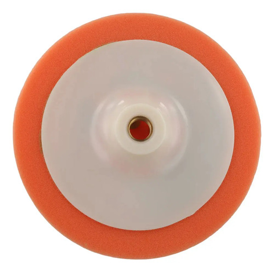 Disco De Esponja Para Pulir De 115mm M14  Color Naranja 4