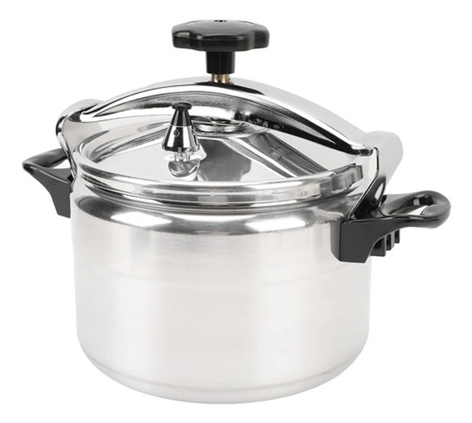Olla A Presión De Aluminio 3l Cocina Hogar Y Gas Plateado 4