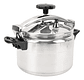 Olla A Presión De Aluminio 3l Cocina Hogar Y Gas Plateado - Miniatura 6