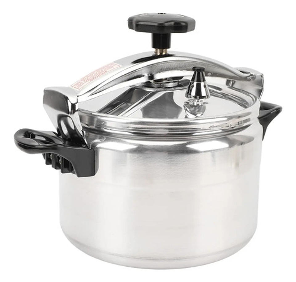 Olla A Presión De Aluminio 3l Cocina Hogar Y Gas Plateado 6