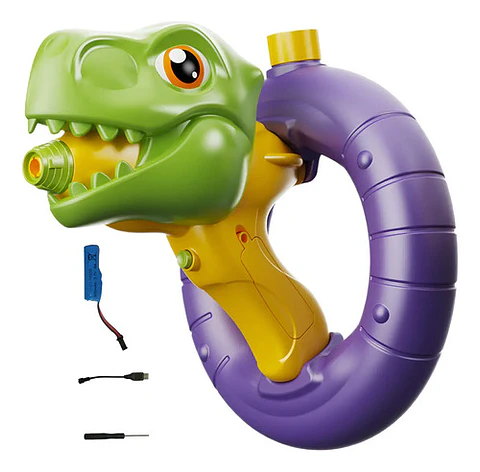 Pistola De Agua Electrica Dinosaurio Infantil Verano
