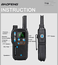 X2 Radio Bidireccional Baofeng T18 5w 1800mah Portátil - Miniatura 10