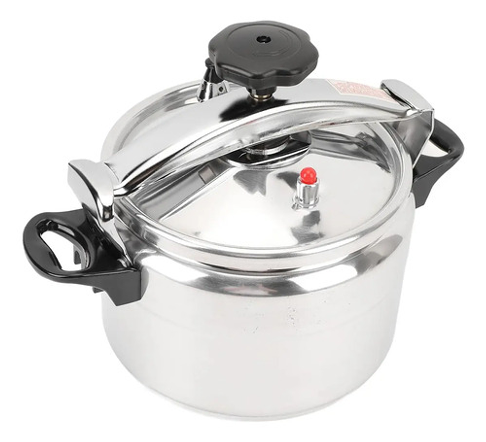 Olla A Presión De Aluminio 5l Profesional Para Cocina Plateado 3