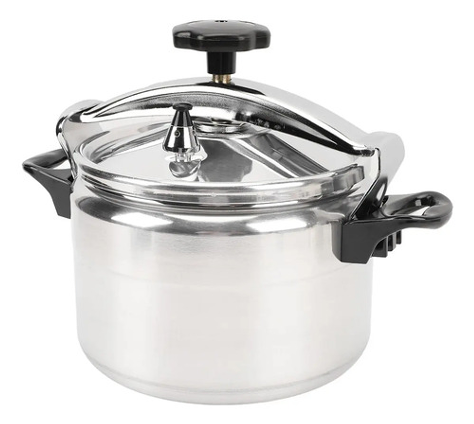 Olla A Presión De Aluminio 5l Profesional Para Cocina Plateado 4