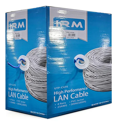 Cable Utp Cat6 305m Irm Alta Velocidad 23awg Red Lan