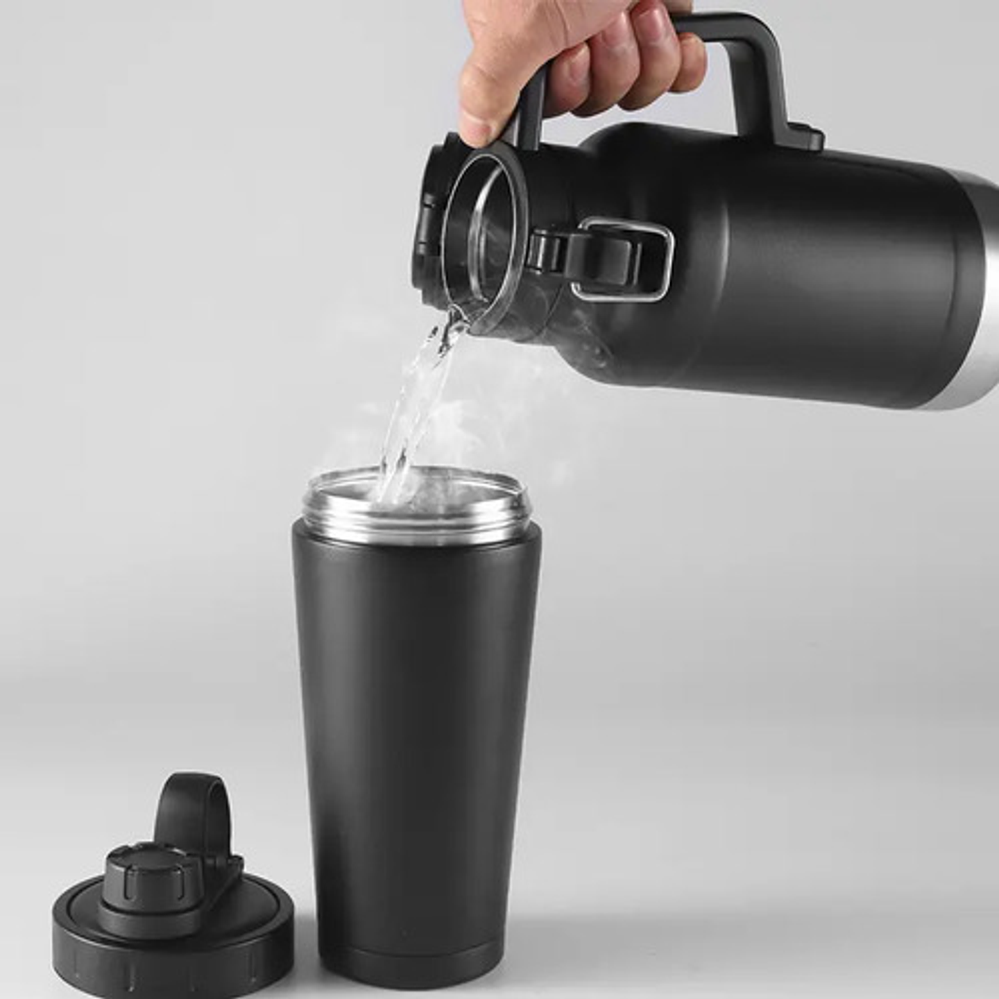 Botella Térmica Acero Inoxidable 1900 Ml Con Asa Botellas 12