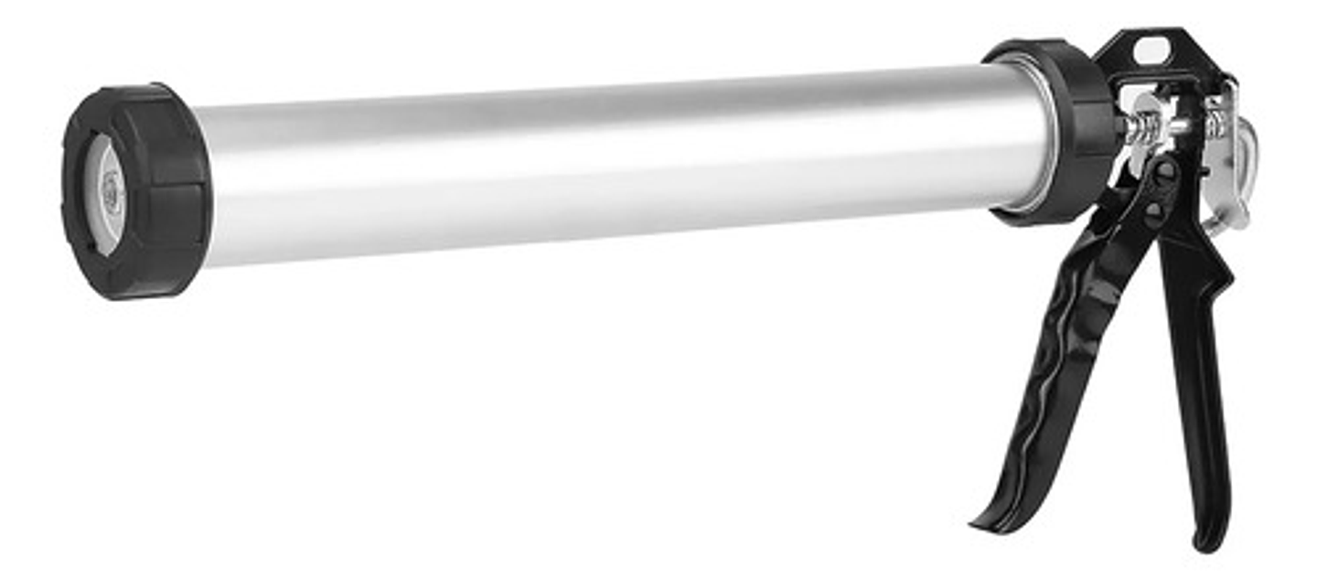 Pistola Calafatera Aluminio Para Silicona Y Adhesivos 9 PuLG 3