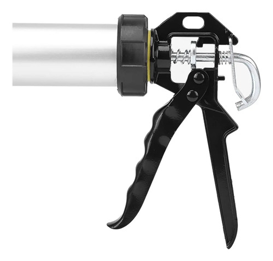 Pistola Calafatera Aluminio Para Silicona Y Adhesivos 9 PuLG 6
