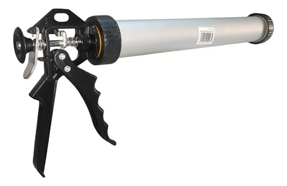Pistola Calafatera Aluminio Para Silicona Y Adhesivos 9 PuLG 11