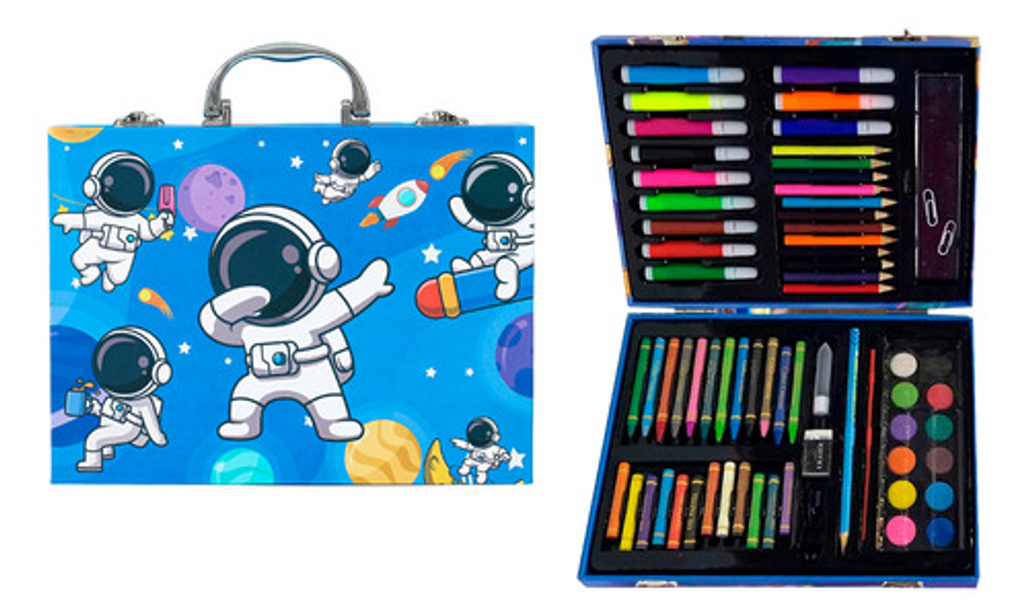 Maletín Artístico Infantil 67 Piezas Modelos Surtidos Thek 4