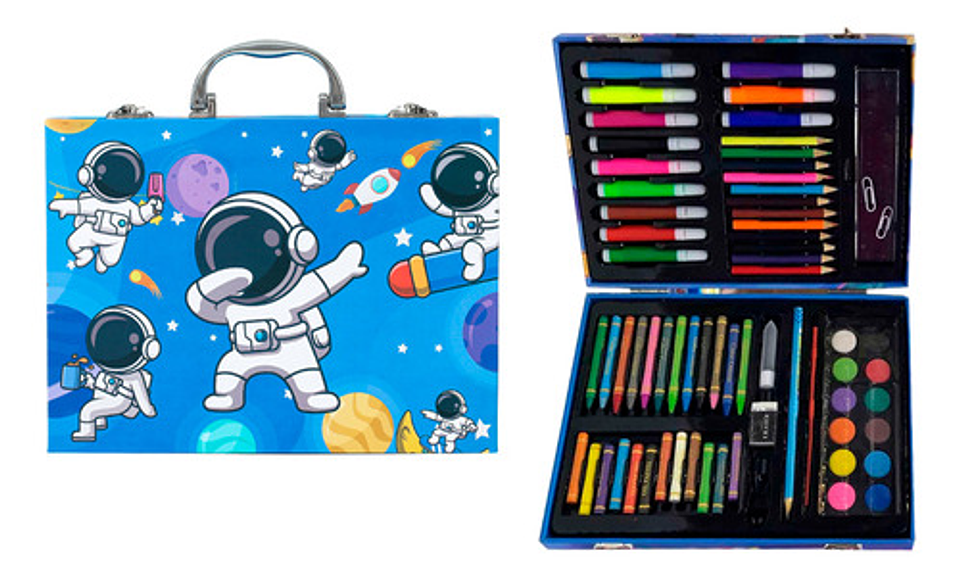 Maletín Artístico Infantil 67 Piezas Modelos Surtidos Thek 4