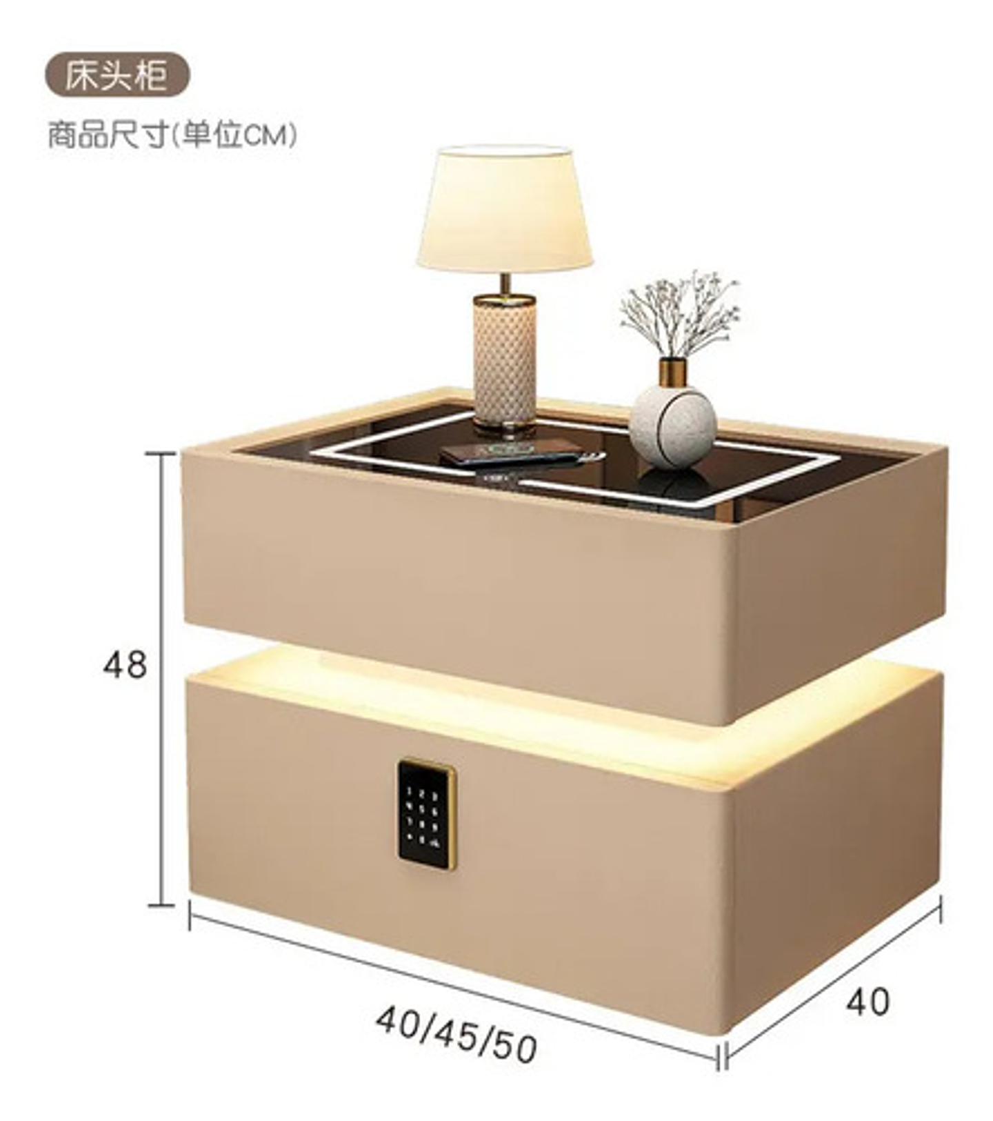 Velador Inteligente Con Carga Inalámbrica Y Bluetooth 2