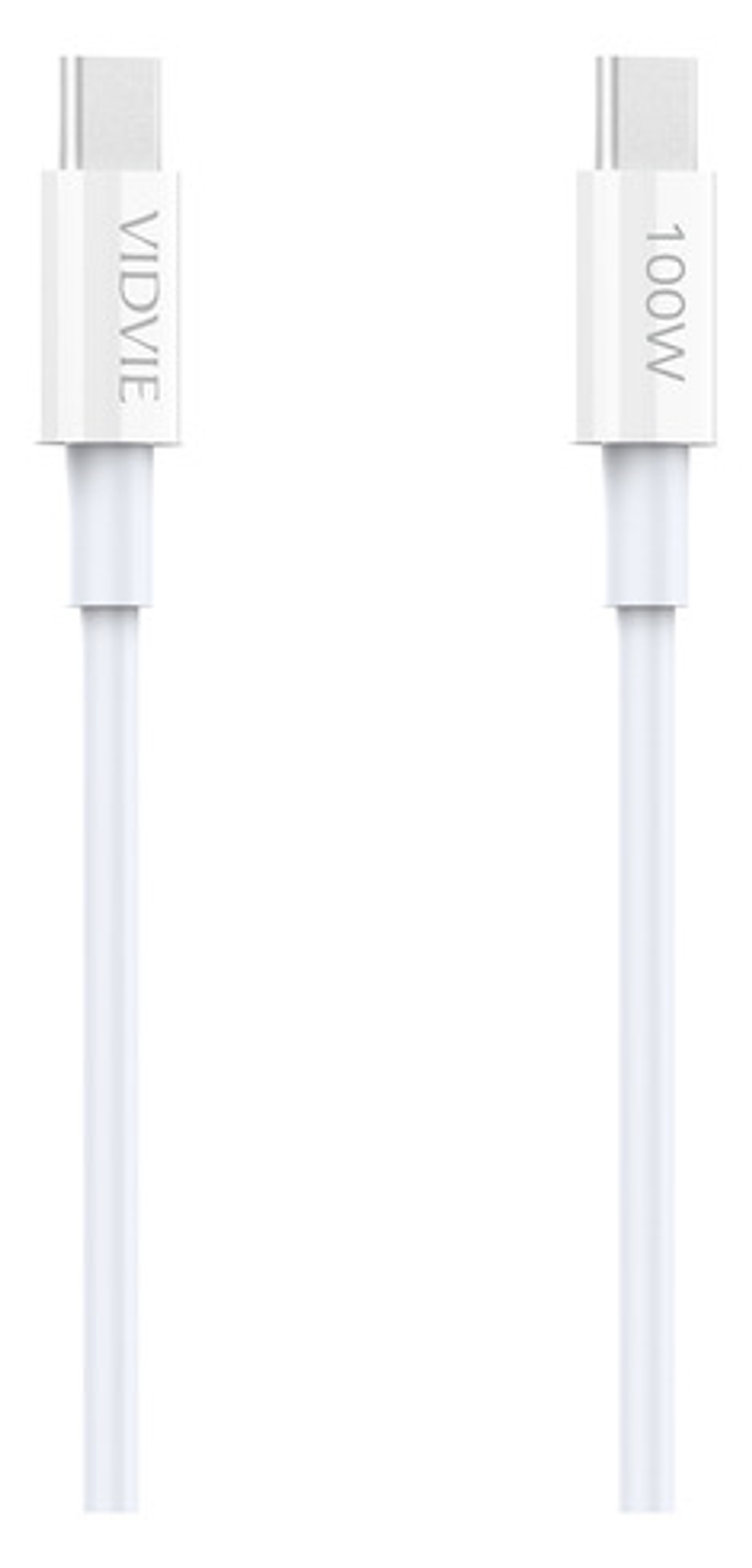 Cable Tipo C A Usb-c Carga Rápida 1.2m 20v/5a (pd 100w) Blanco 2