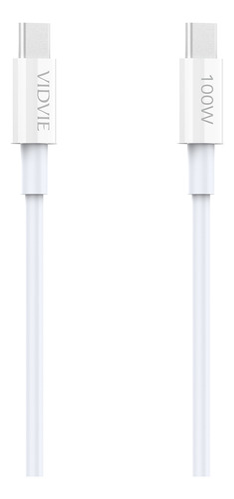 Cable Tipo C A Usb-c Carga Rápida 1.2m 20v/5a (pd 100w) Blanco 2