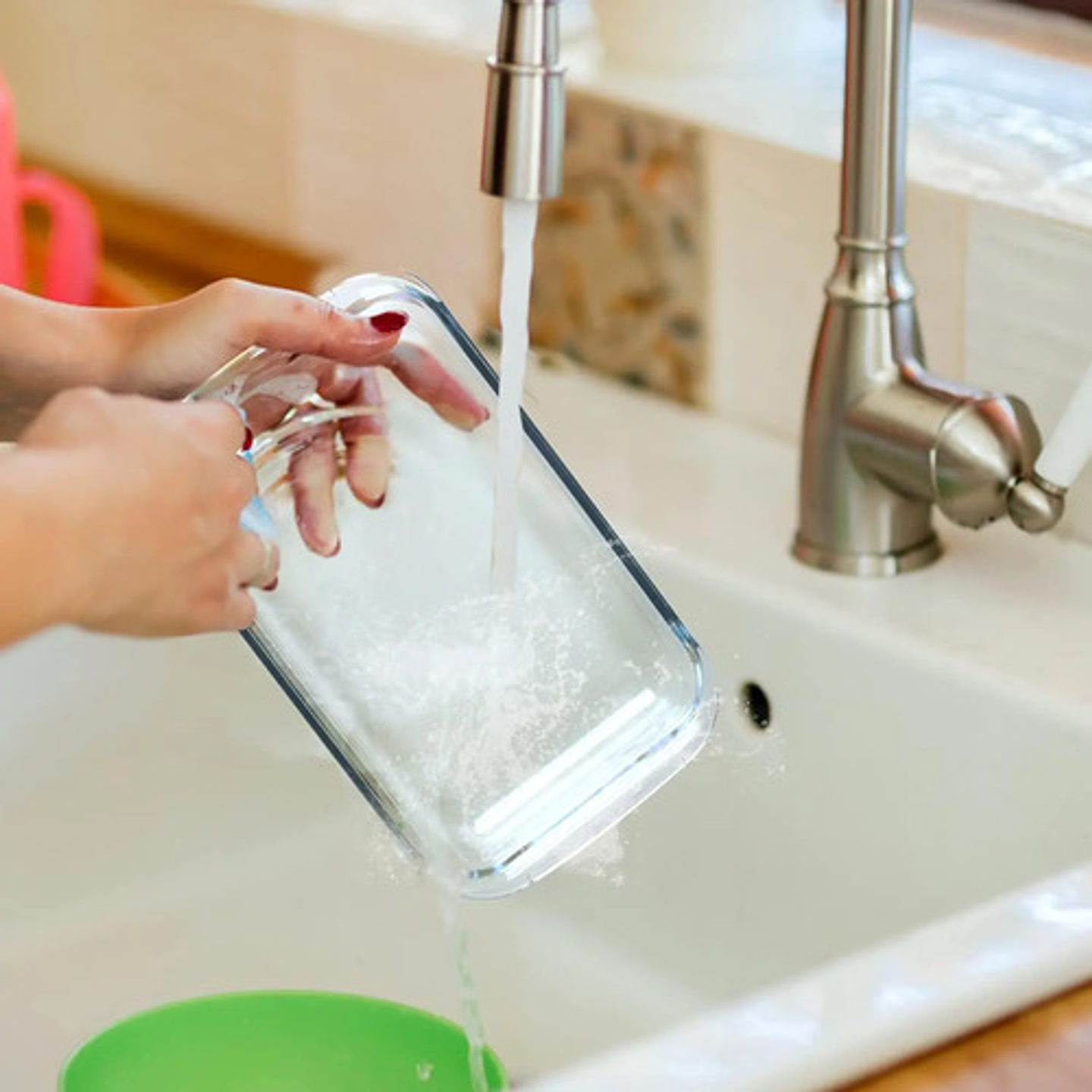 Bandeja Refractario De 3.2l Fuente De Vidrio Para Horno  2