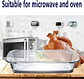 Bandeja Refractario De 3.2l Fuente De Vidrio Para Horno  - Miniatura 9