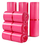 Bolsas Courier Plastico Fucsia 17x30cm Autoadhesivas Impermeables Thek - Miniatura 1